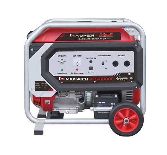 9342864.jpg Maxmech Electric Start Generator RFS-8800E 9.4 KVA/7.5 KW - Image 1