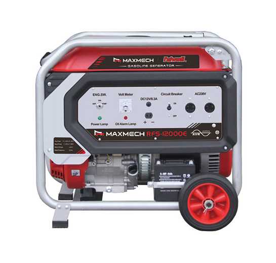 9342866.jpg Maxmech Electric Start Generator RFS-12000E 10.4 KVA/8.3 KW - Image 1