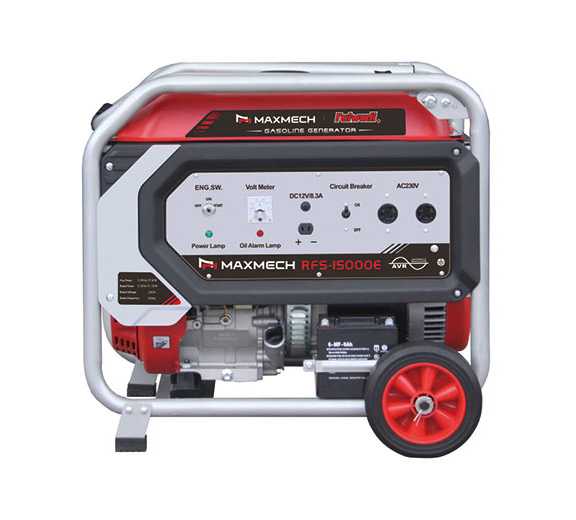 9342868.jpg Maxmech Electric Start Generator RFS-15000E 11.9 KVA/9.5 KW - Image 1