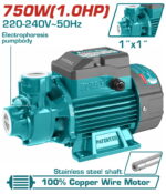 Total Peripheral pump 750W(1HP) Max.head:52M - Image 3
